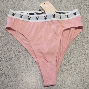Playboy X Missguided High Waisted Breif Size 10